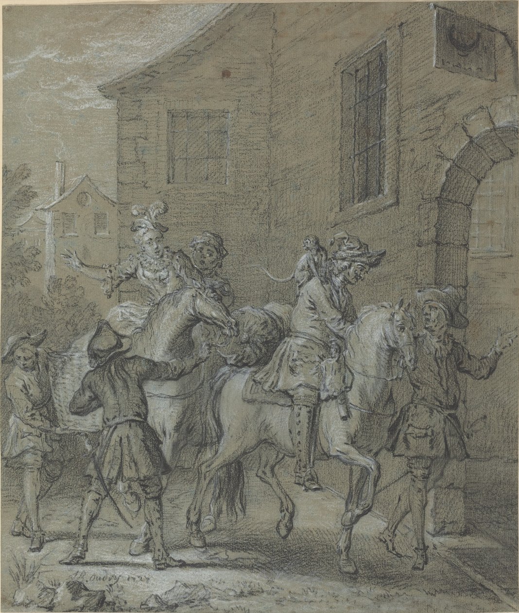 İşletmecinin Otel Sektörüne Gelişi by Jean Baptiste Oudry