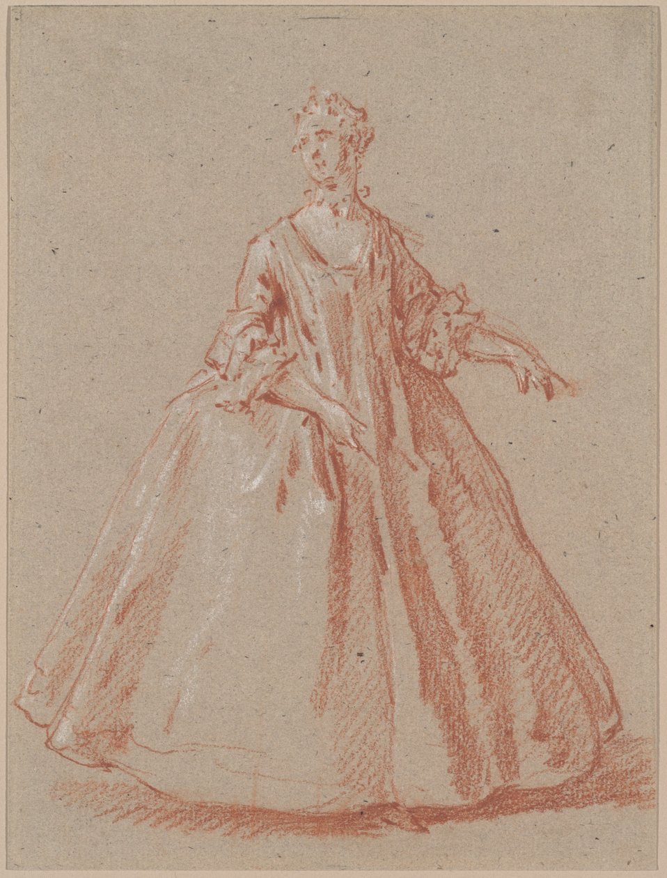 duran kadın by Jean Baptiste Oudry