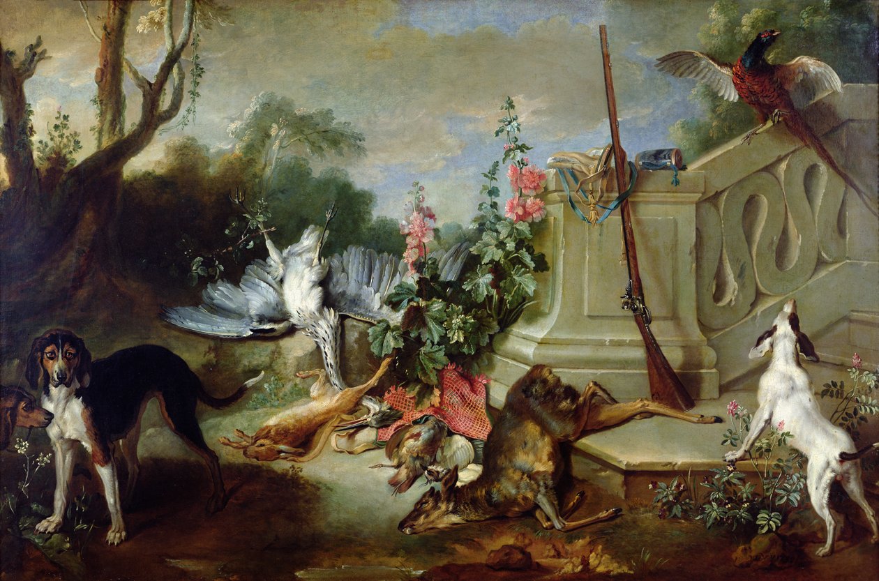 The Return of the Hunt, 1732  by Jean Baptiste Oudry