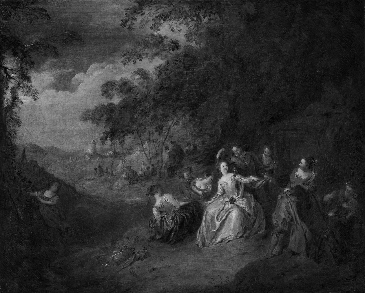 Açık Havada Aşk by Jean Baptiste Pater