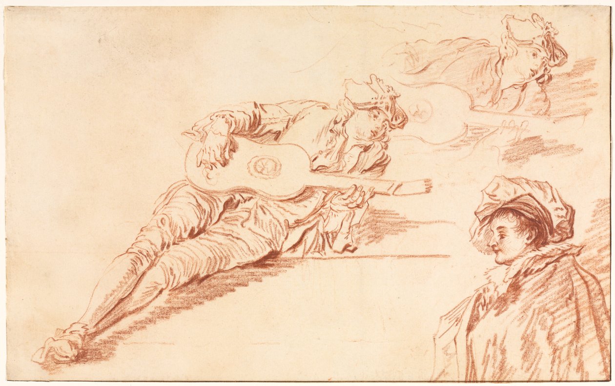 Gitarist, 1720