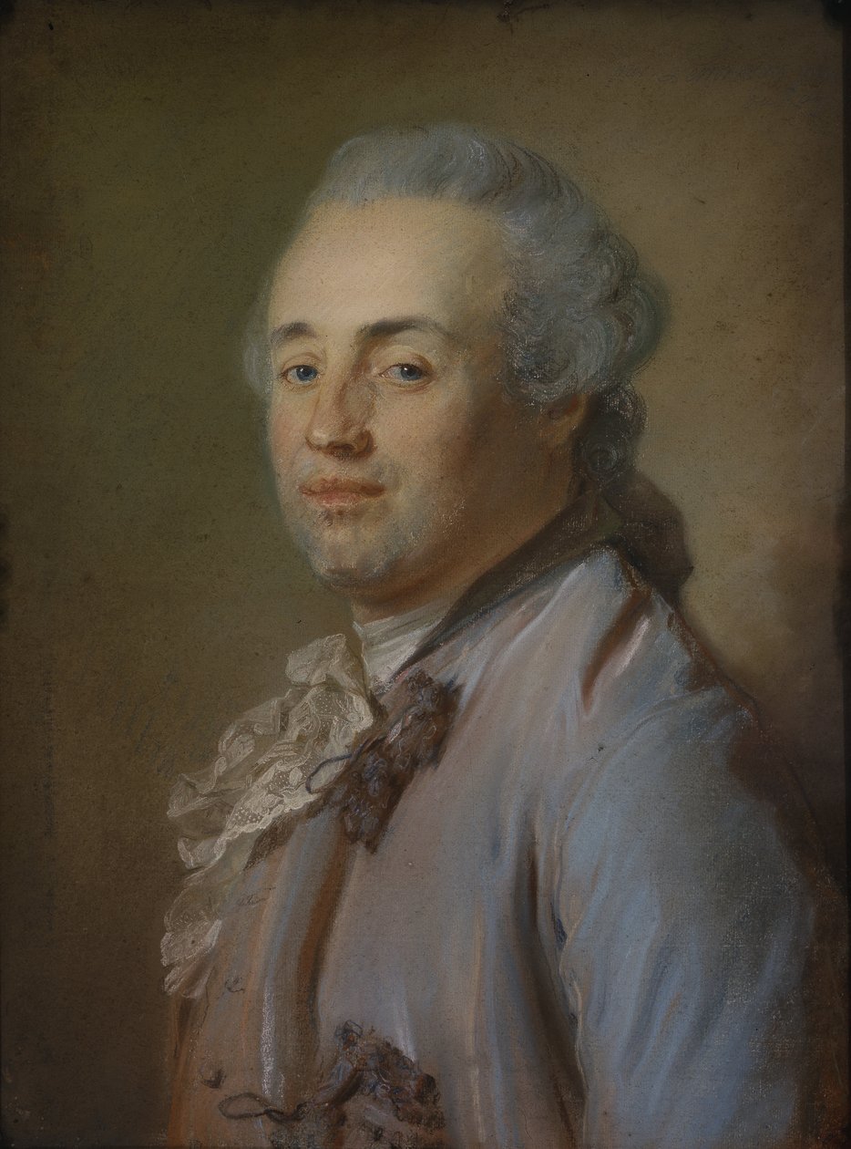 Abel Francois Poisson de Vandieres, marquis de Marigny (1727-1781), Perronneau, Jean Baptiste (1715-1783). Bristol tahtasında pastel. Boyut: 64x50cm. Ulusal Müze Stockholm by Jean Baptiste Perronneau