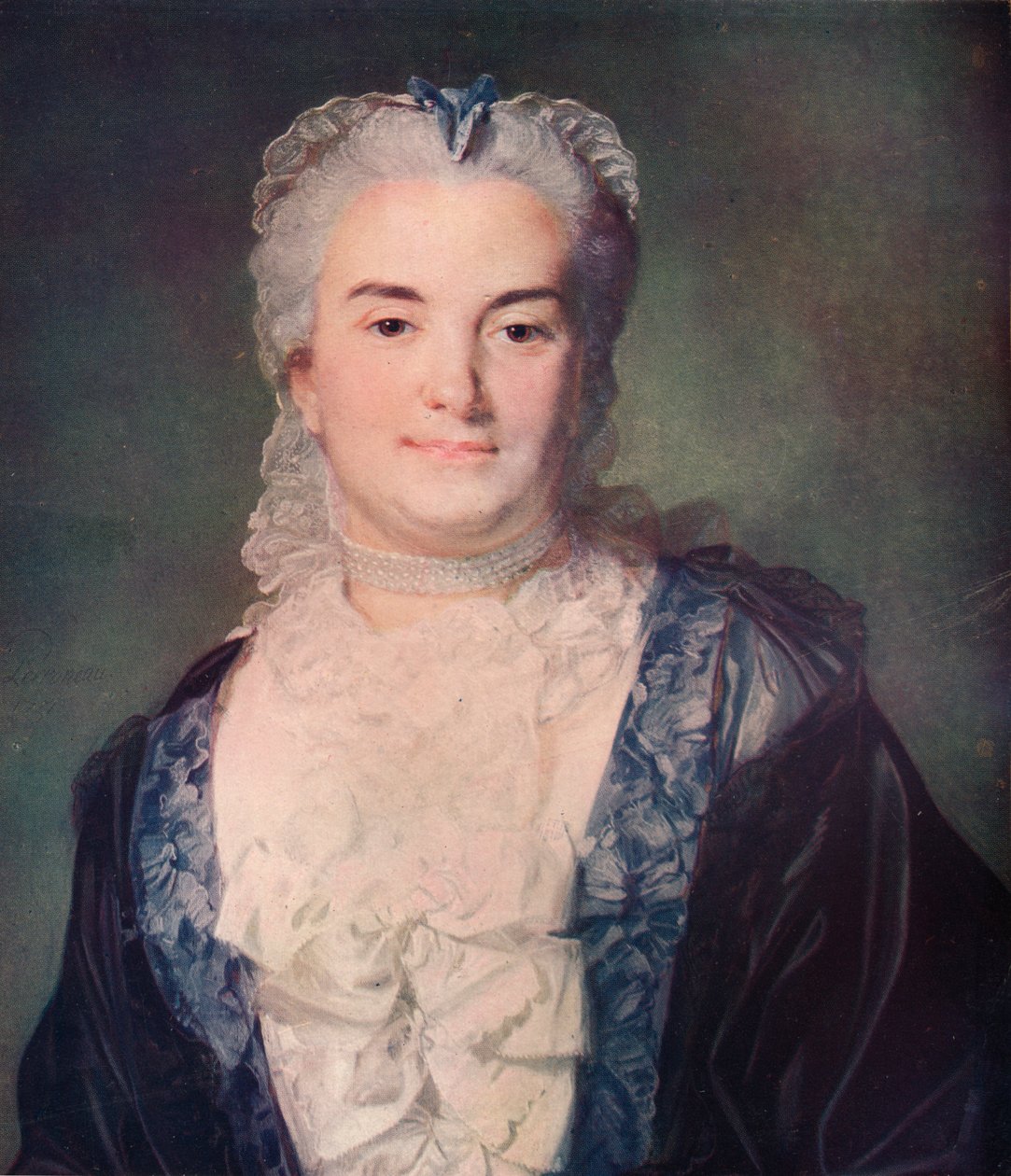Madam Chevotet, 1751 by Jean Baptiste Perronneau