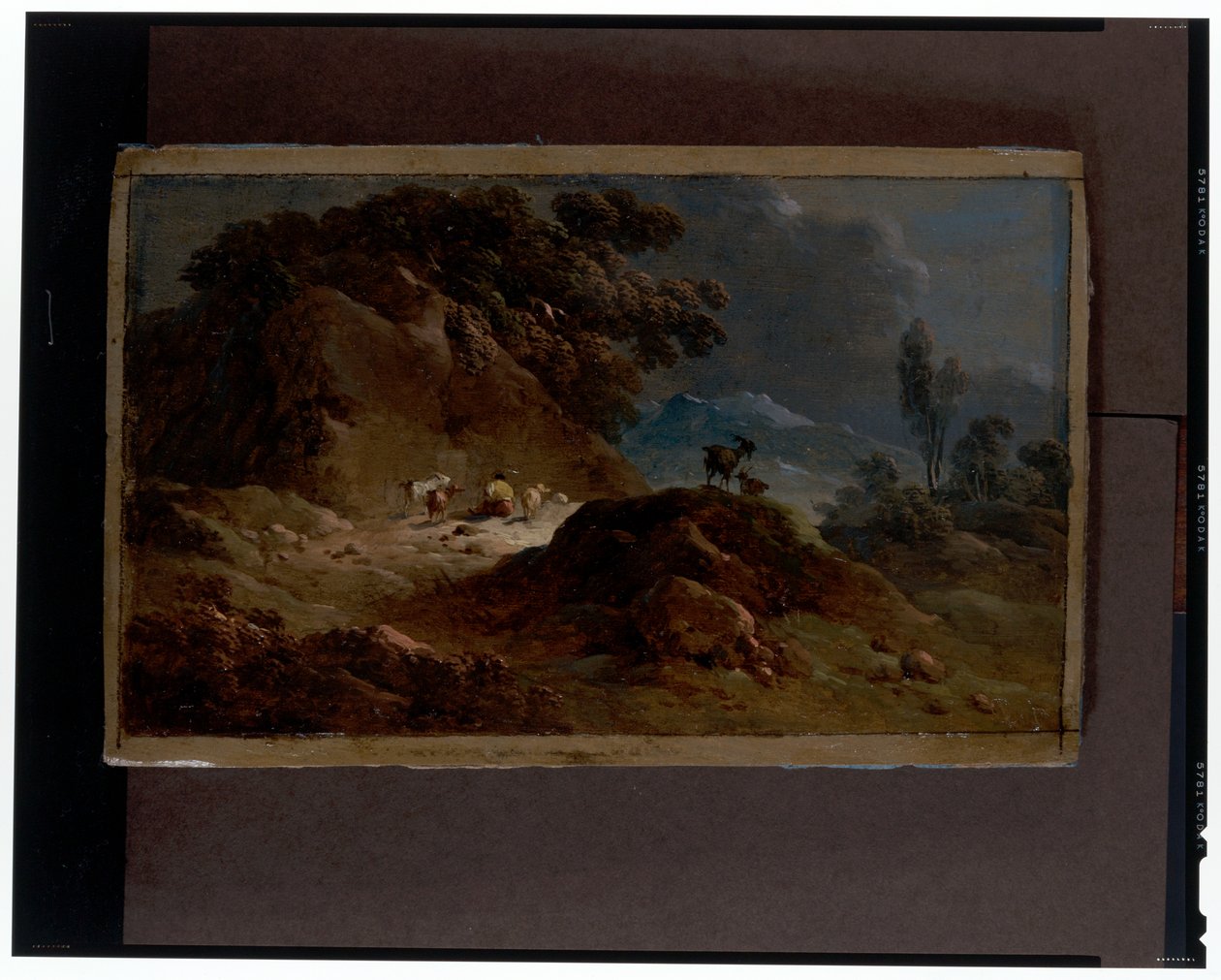 Bir Çift Manzara by Jean Baptiste Pillement