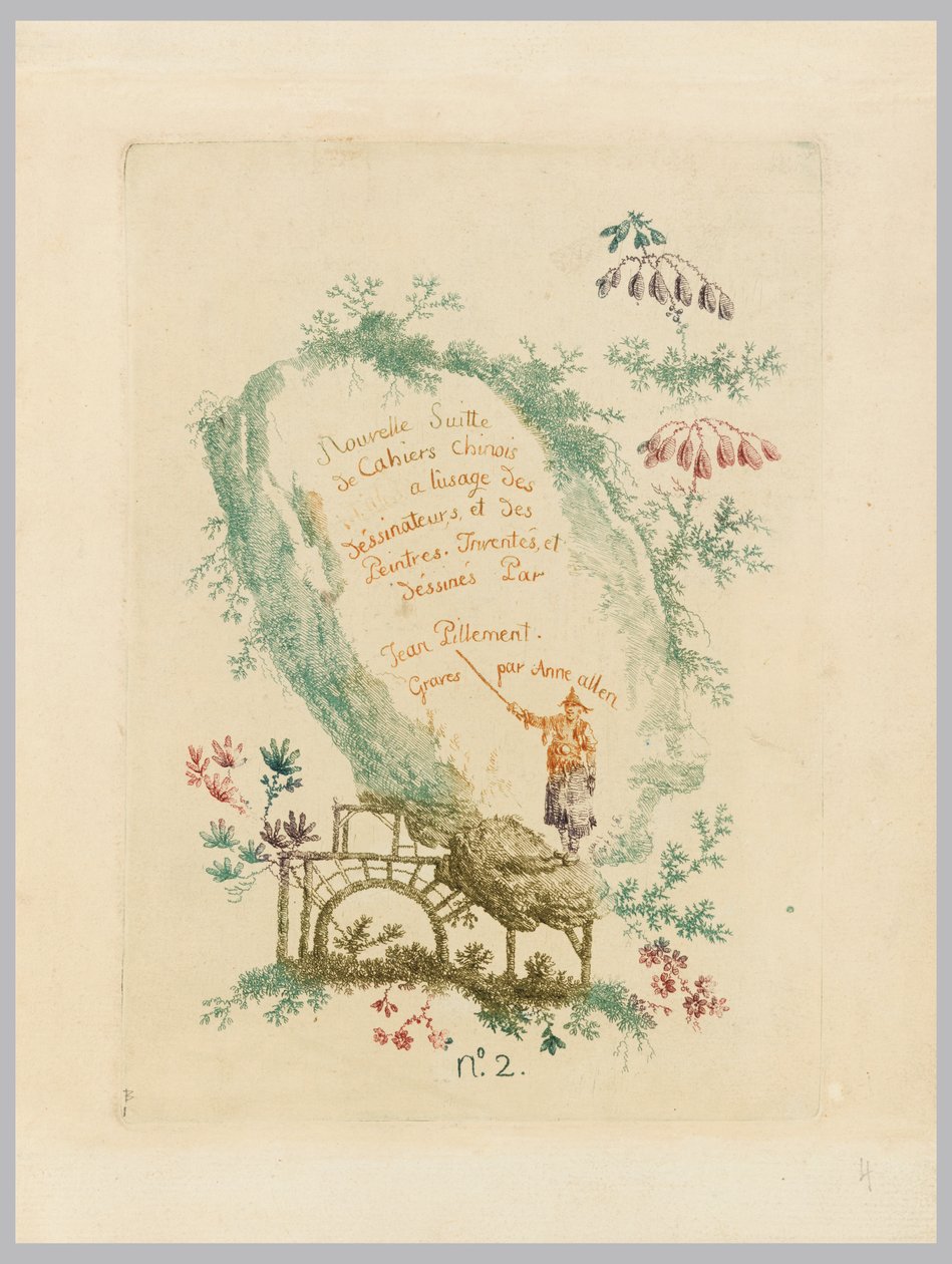 Teknik ressamların ve ressamların kullanımı için yeni Çin defterleri paketi, no.2 by Jean Baptiste Pillement