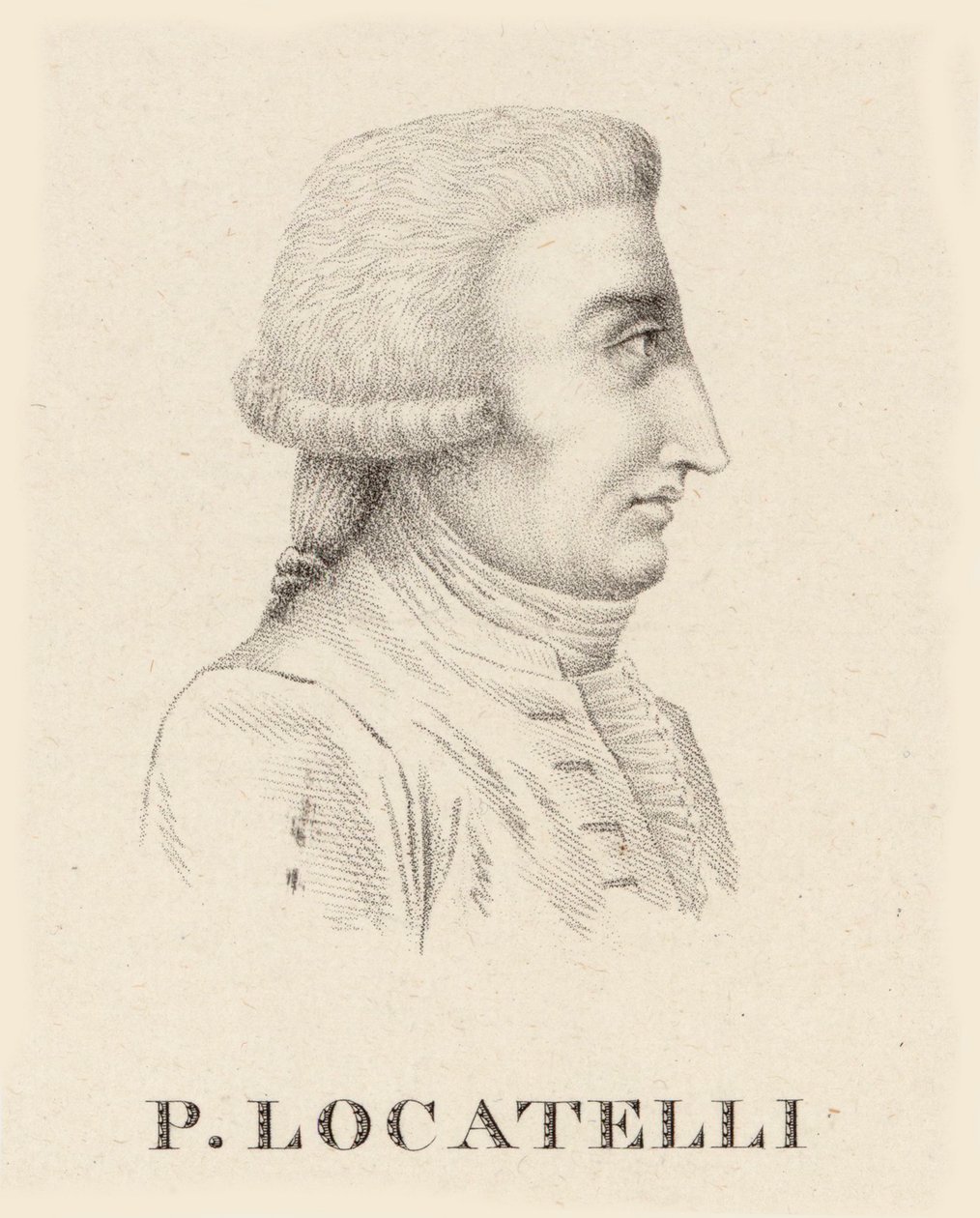 Kemancı ve besteci Pietro Antonio Locatelli'nin portresi 1695-1764. by Jean Baptiste Ponce Lambert