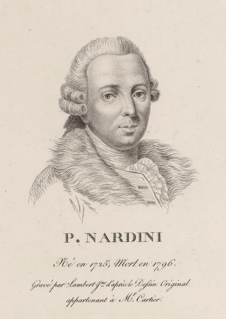 Kemancı ve besteci Pietro Nardini 1722-1793