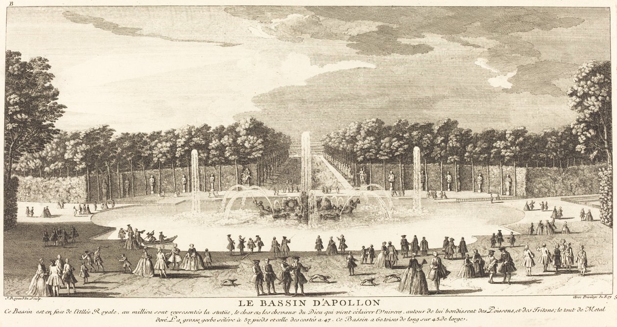 Apollon Havzası by Jean Baptiste Rigaud