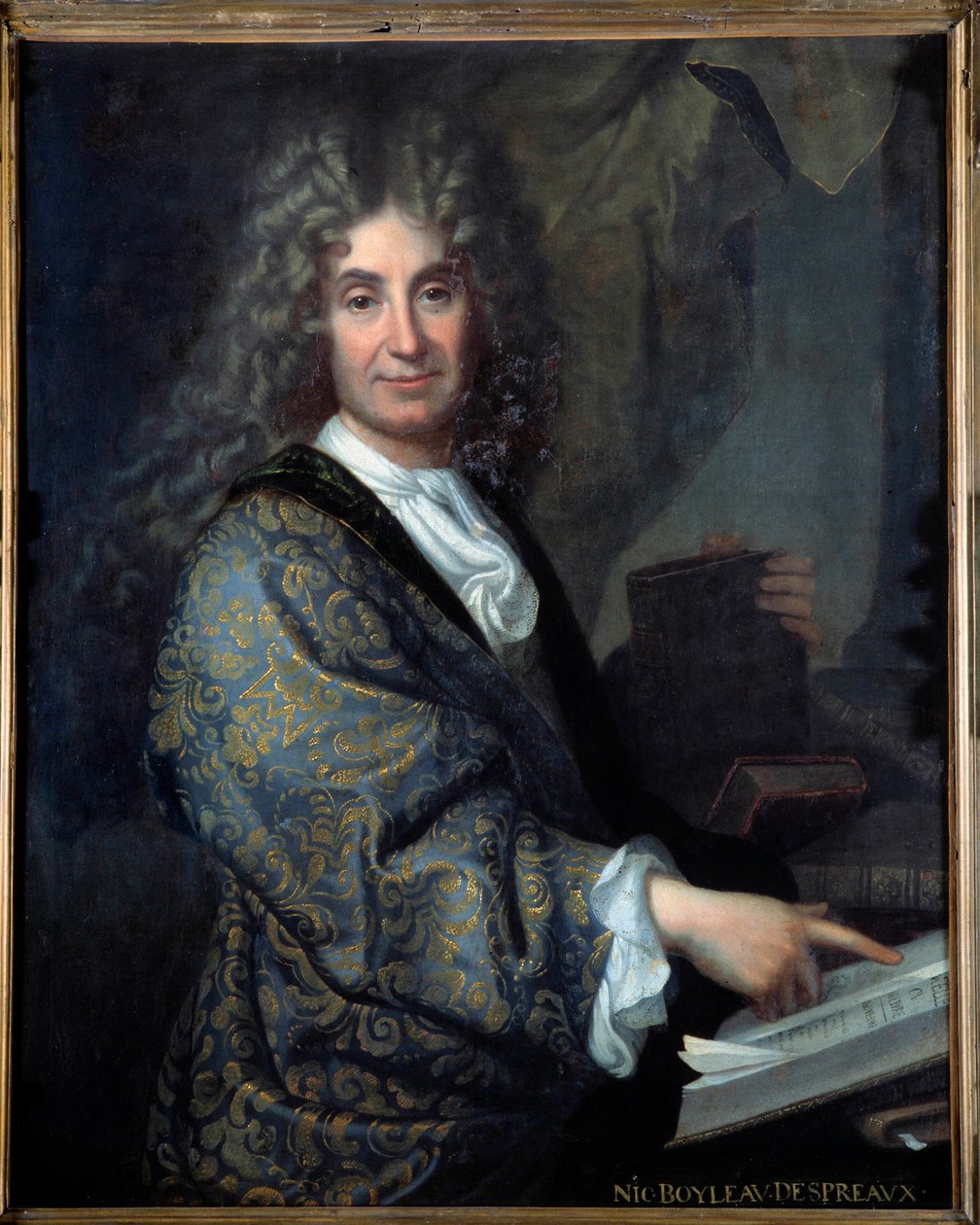 Nicolas Boileau (1636-1711) dit Boileau Despreaux (Boileau-Despreaux), fransız yazar - Tablo Jean Baptiste Santerre (1651-1717) - Tuval üzerine yağlı boya - Güneş 1,00 X 0,82m - Lyon, Musee Des Beaux Sanat - Nicolas Boileau