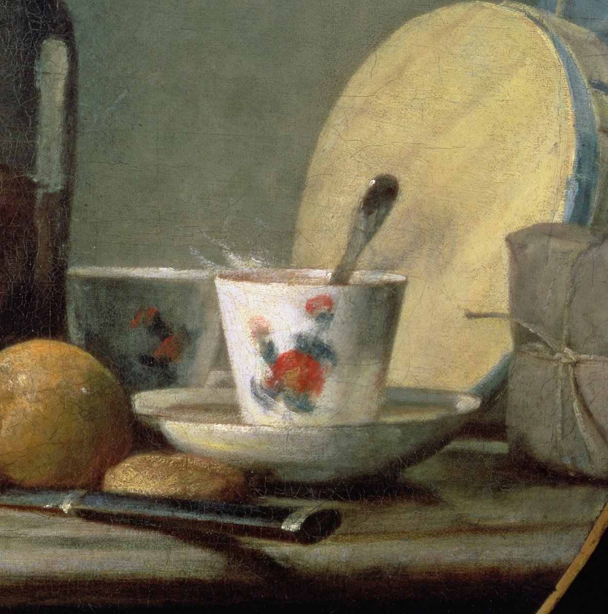 Kayısı Kavanozu, 1758, detay by Jean Baptiste Simeon Chardin