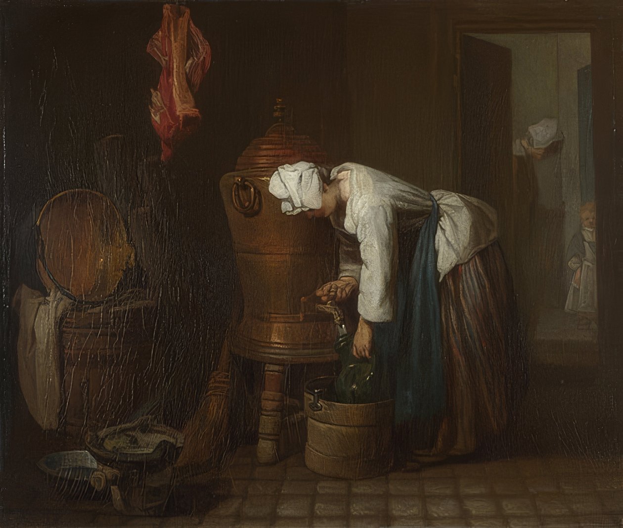 La Fontaine (su deposu). 1733 veya sonrası by Jean Baptiste Simeon Chardin