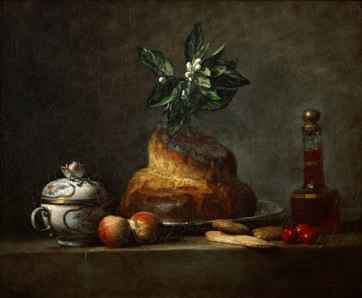 çörek by Jean Baptiste Simeon Chardin