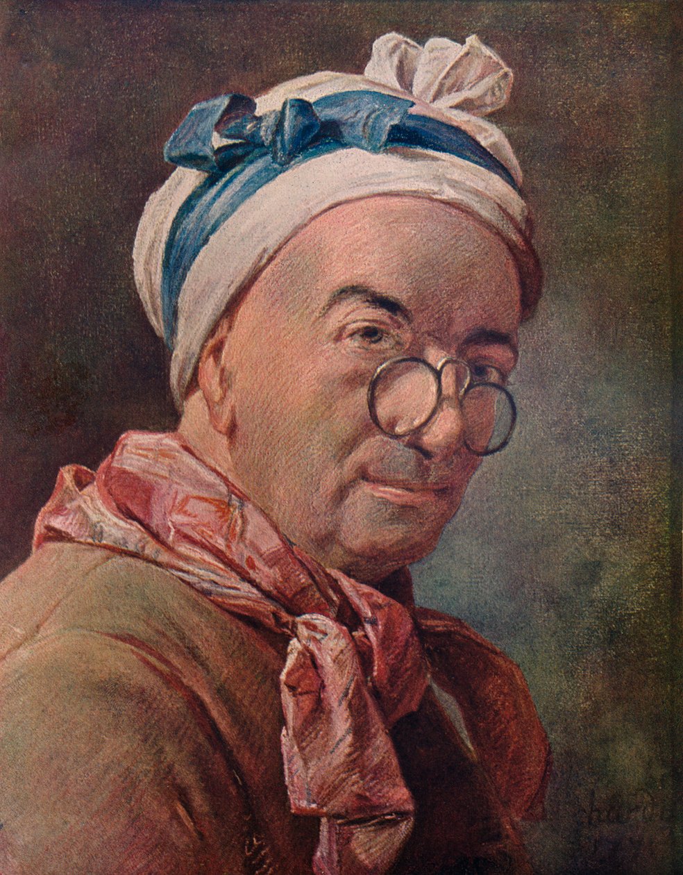 Gözlüklü otoportre, 1771 by Jean Baptiste Simeon Chardin