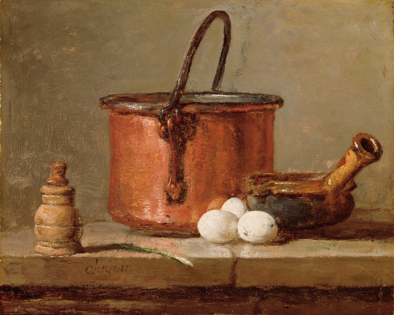 Natürmort, c.1732 by Jean Baptiste Simeon Chardin