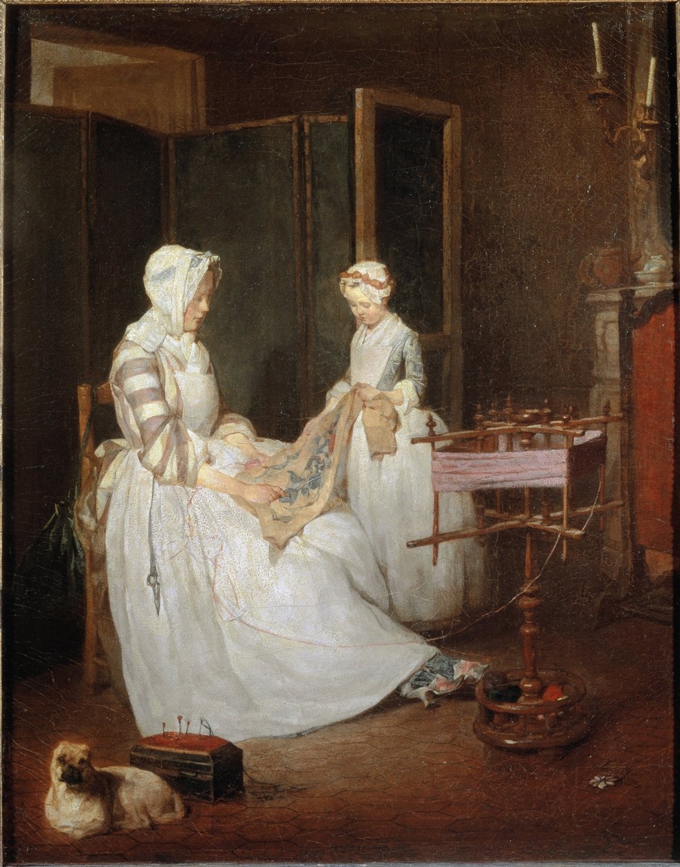Çalışkan Anne, c.1740 by Jean Baptiste Simeon Chardin