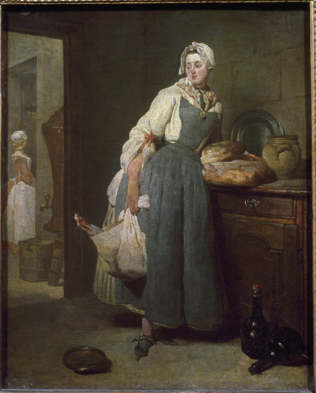 Teçhizatçı - tuval üzerine yağlıboya by Jean Baptiste Simeon Chardin