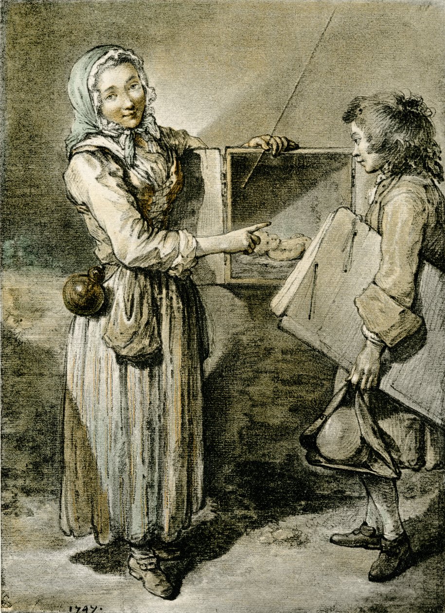 gözetleme kutusu by Jean Baptiste Simeon Chardin