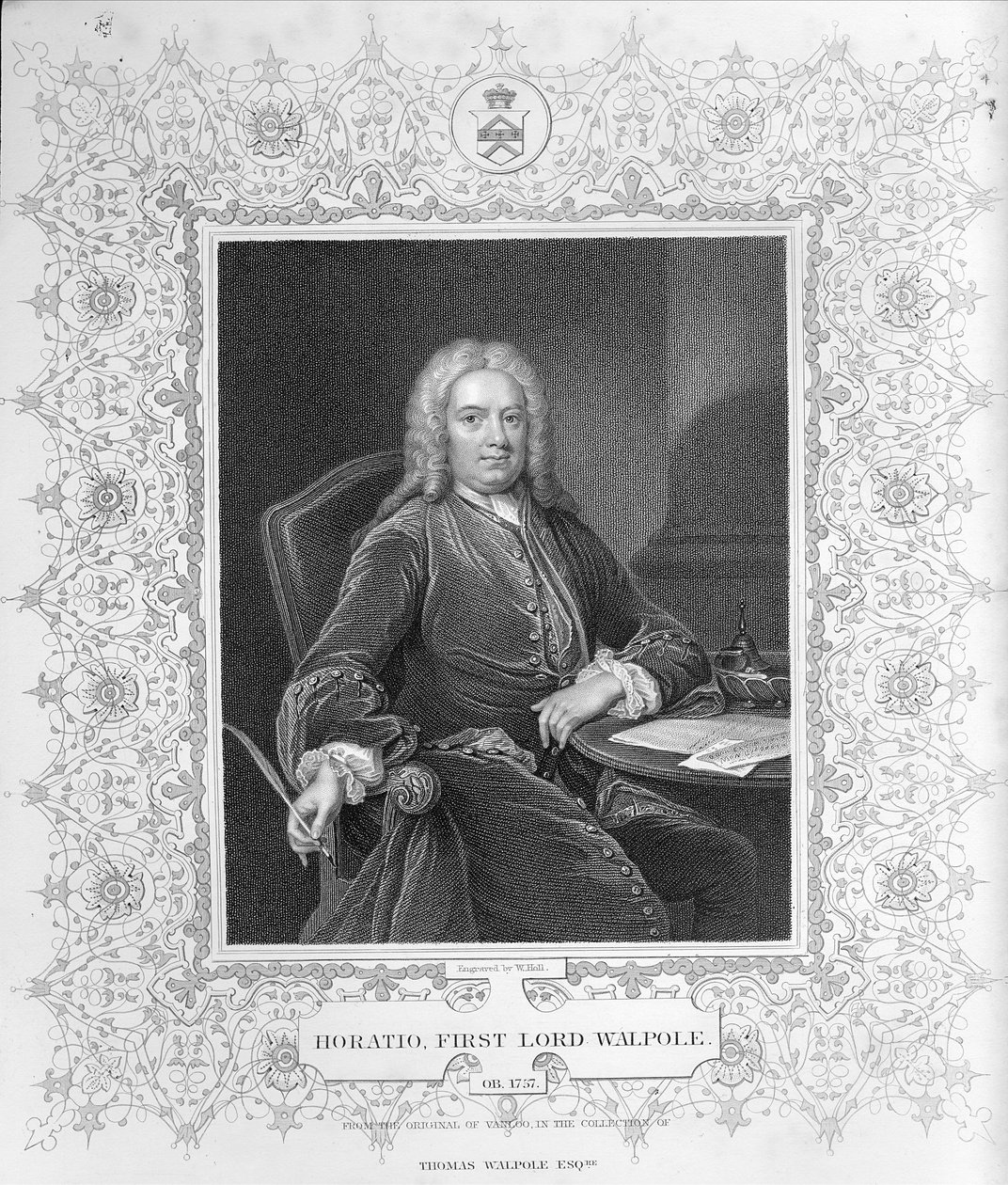 Horatio Walpole  by Jean Baptiste Vanloo