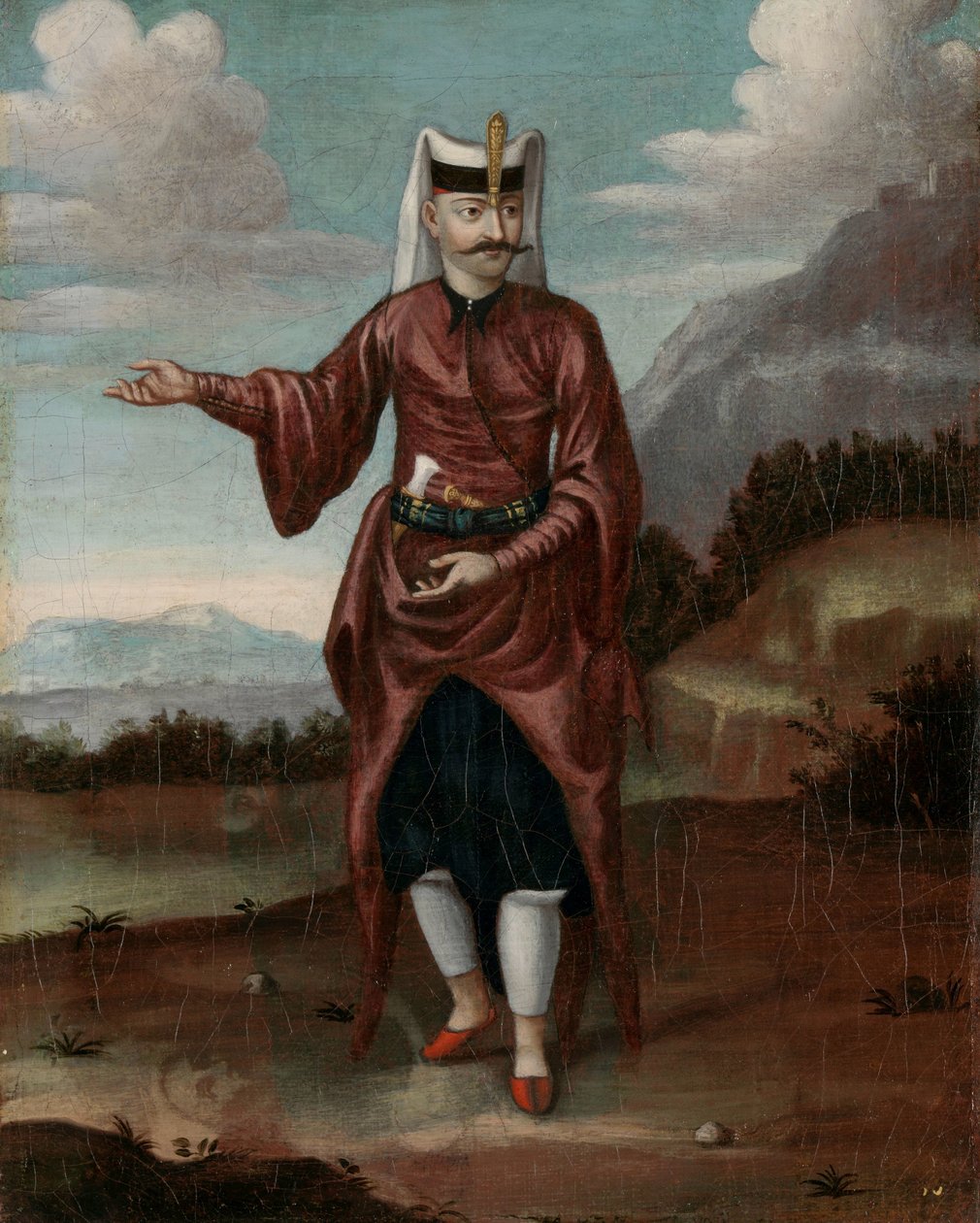 Bir Yeniçeri Asker by Jean Baptiste Vanmour (workshop of)