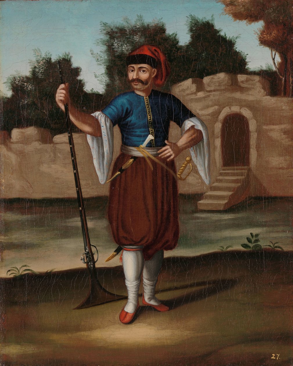 Arnavut Askeri by Jean Baptiste Vanmour (workshop of)