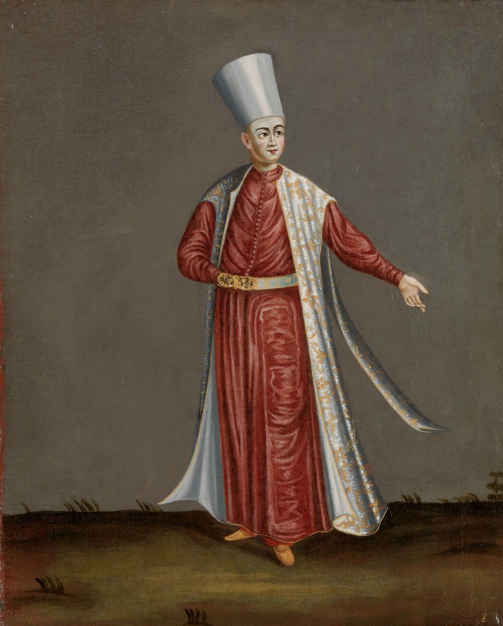 Padişahın Beyaz Hadımlarının Başı Capon Aghassi by Jean Baptiste Vanmour (workshop of)