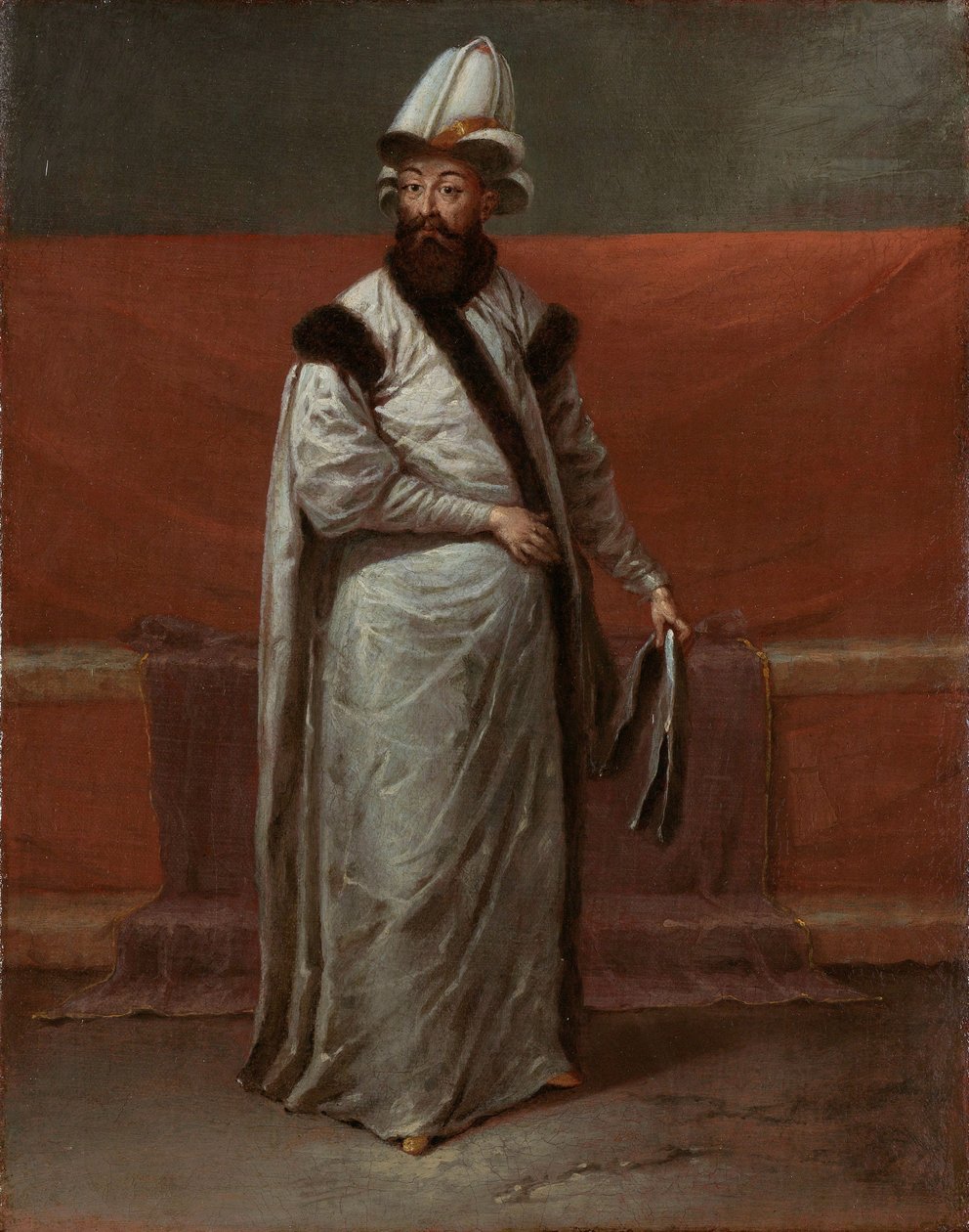 Sadrazam Nevşehirli Damat İbrahim Paşa, c.1727-30 (tuval üzerine yağlı boya) by Jean Baptiste Vanmour