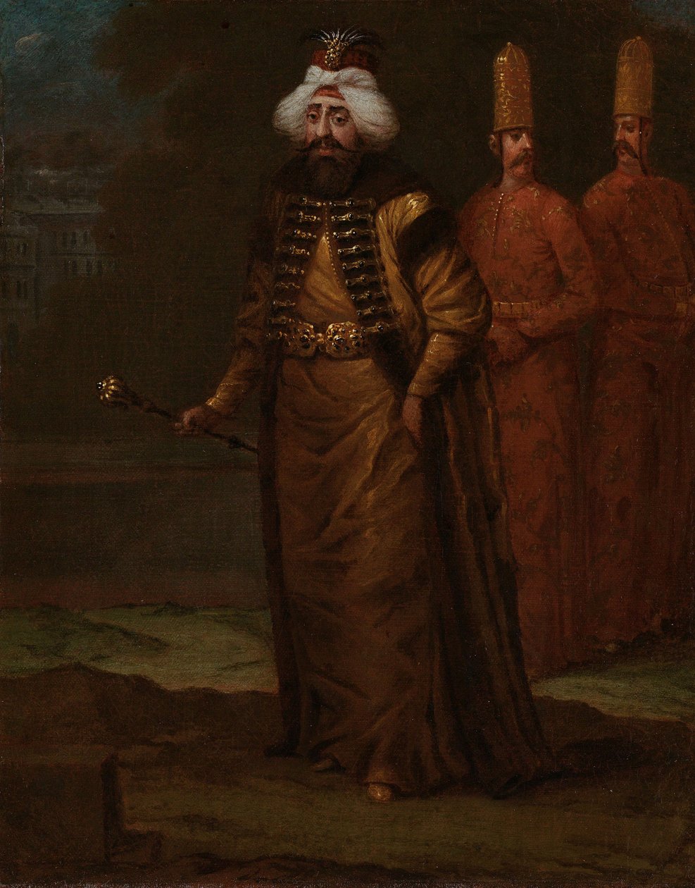 Sultan III. Ahmed, c.1727-30 by Jean Baptiste Vanmour