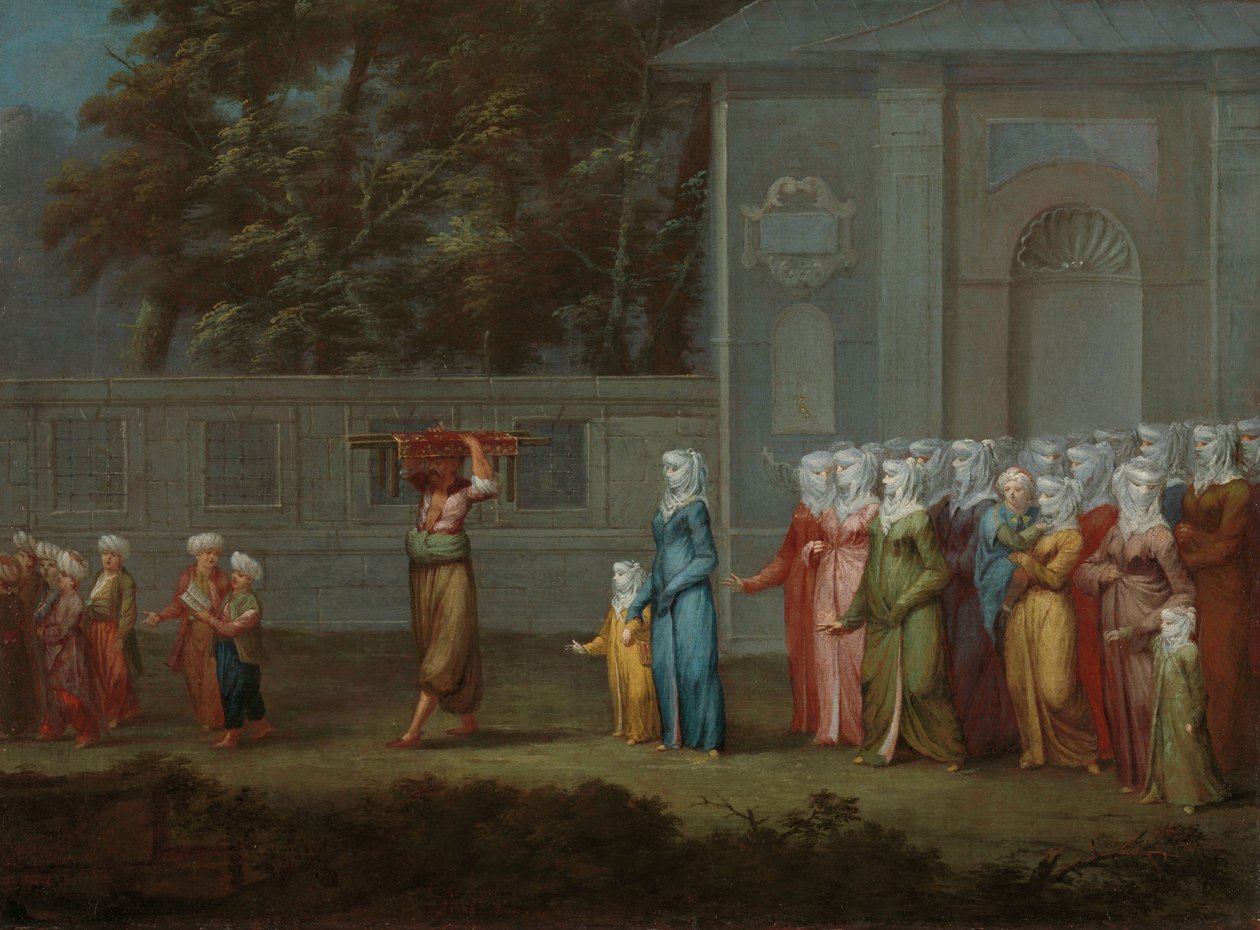 Okulun ilk günü İlk okul günü by Jean Baptiste Vanmour
