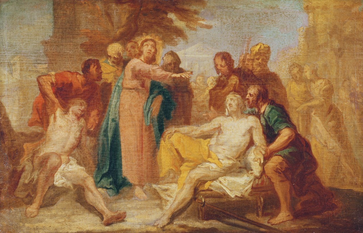 Bir felçlinin iyileşmesi by Jean Baptiste Wampe
