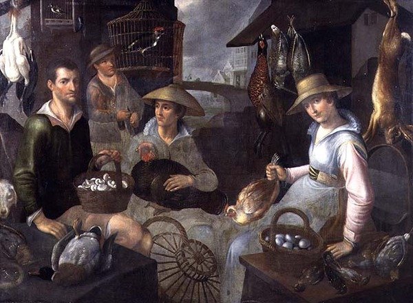 Pazar Tezgahı by Jean Baptiste de (attr. to) Saive