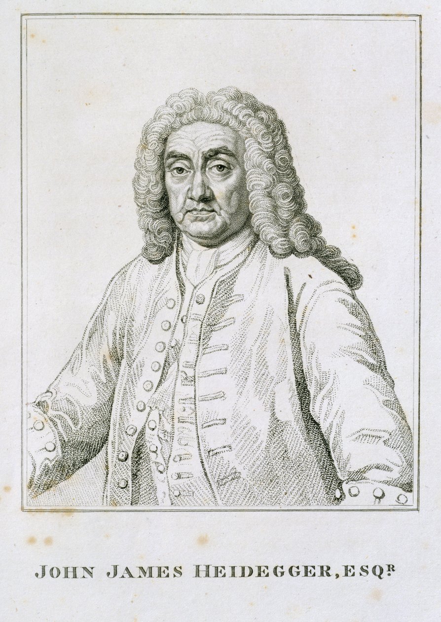 John James Heidegger (1666-1749) by Jean Baptiste van Loo