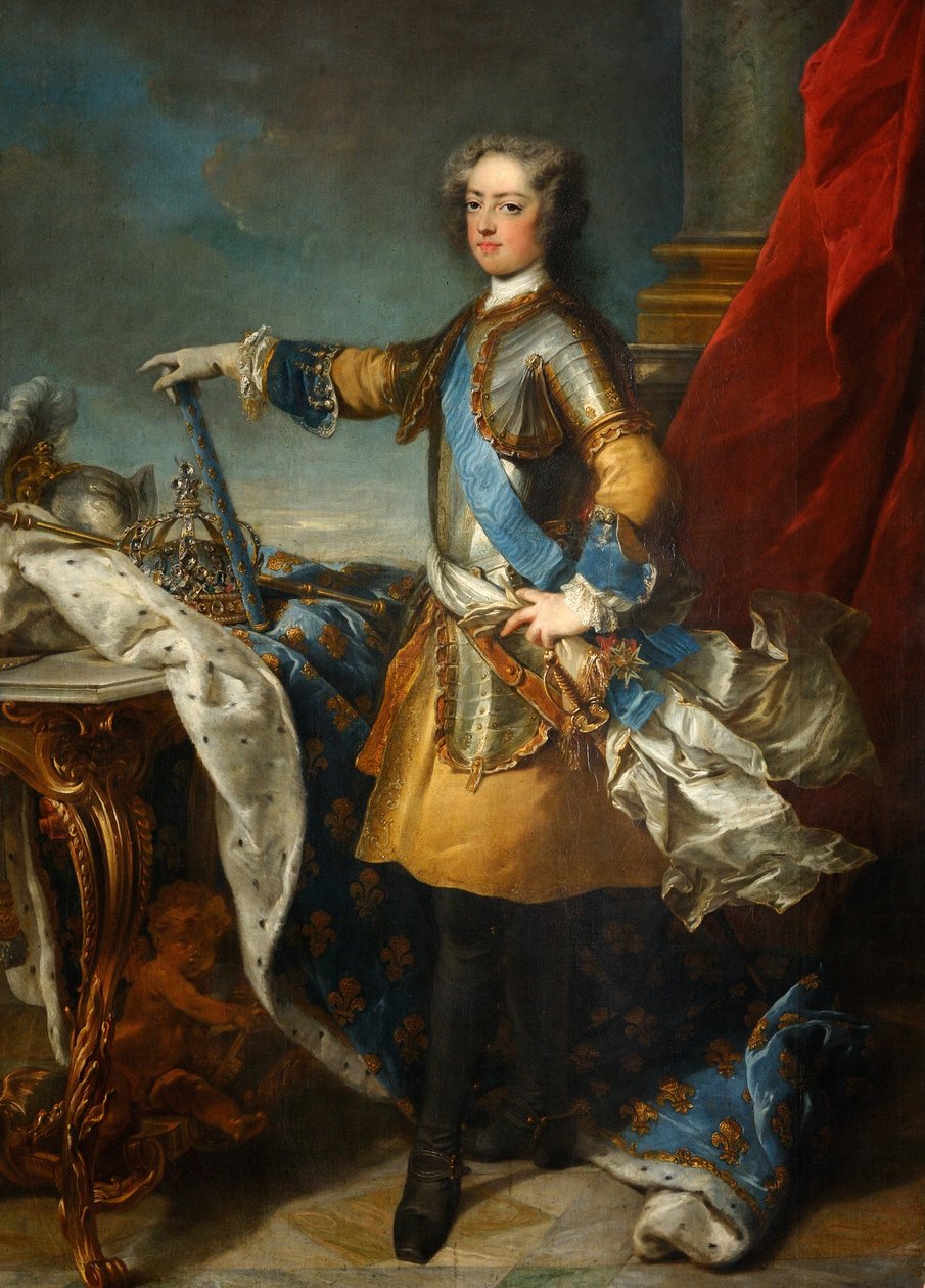 Kral Louis XV 1710-1774, yaklaşık 1723-1724 portresi by Jean Baptiste van Loo