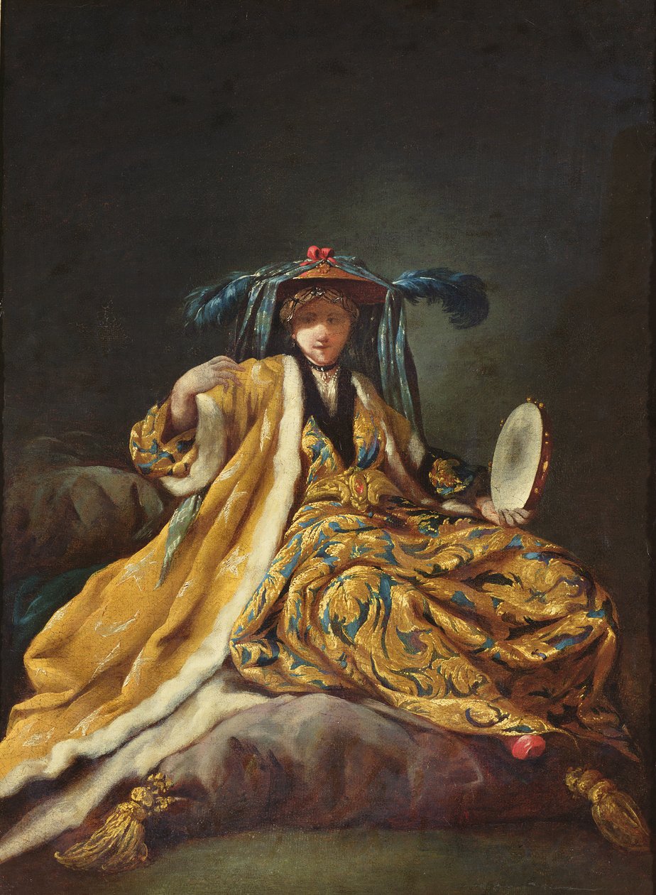Bir Yunan Sultanı, 1748 by Jean Barbault