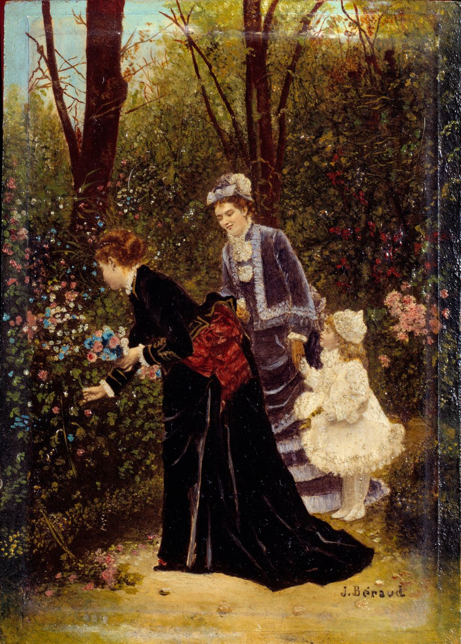 Bahçede. Jean Beraud