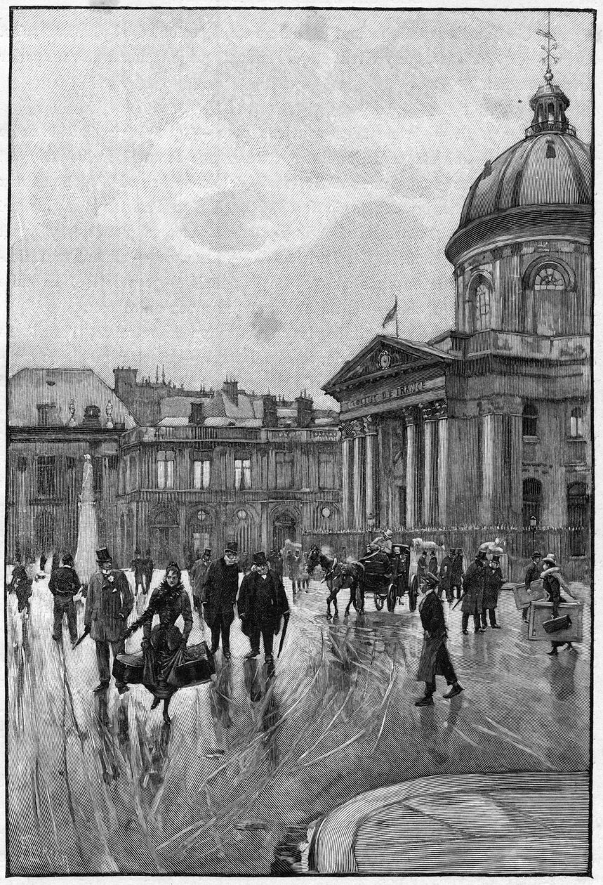 19. yüzyılda Paris sahnesi: Institut de France ile sol yaka. Beraud
