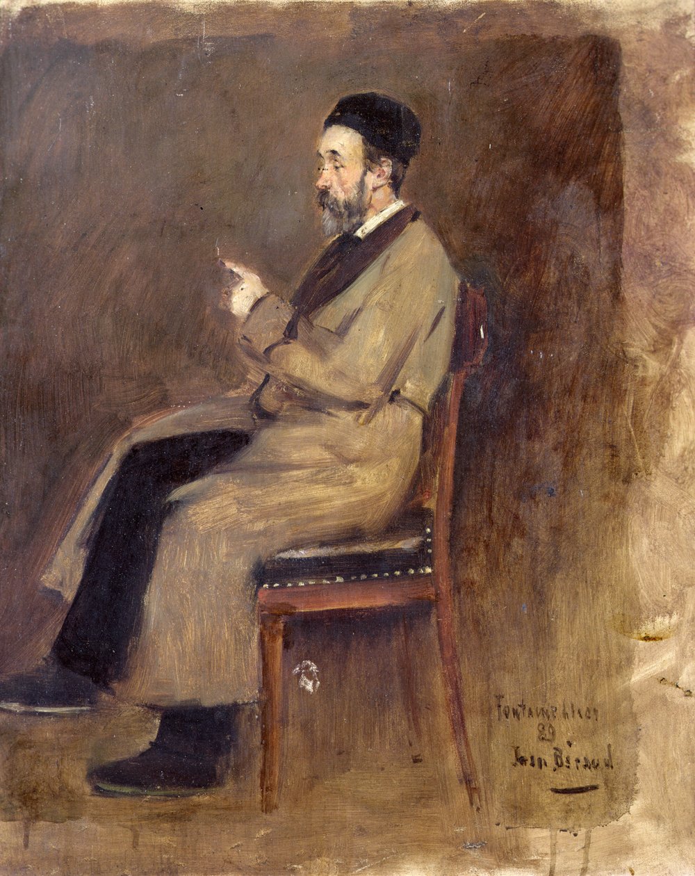 JJ Weiss'in Portresi (1827-1891) by Jean Beraud