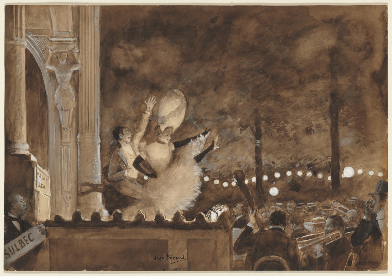 Valmy ve Léa, c. 1885-1895. by Jean Beraud