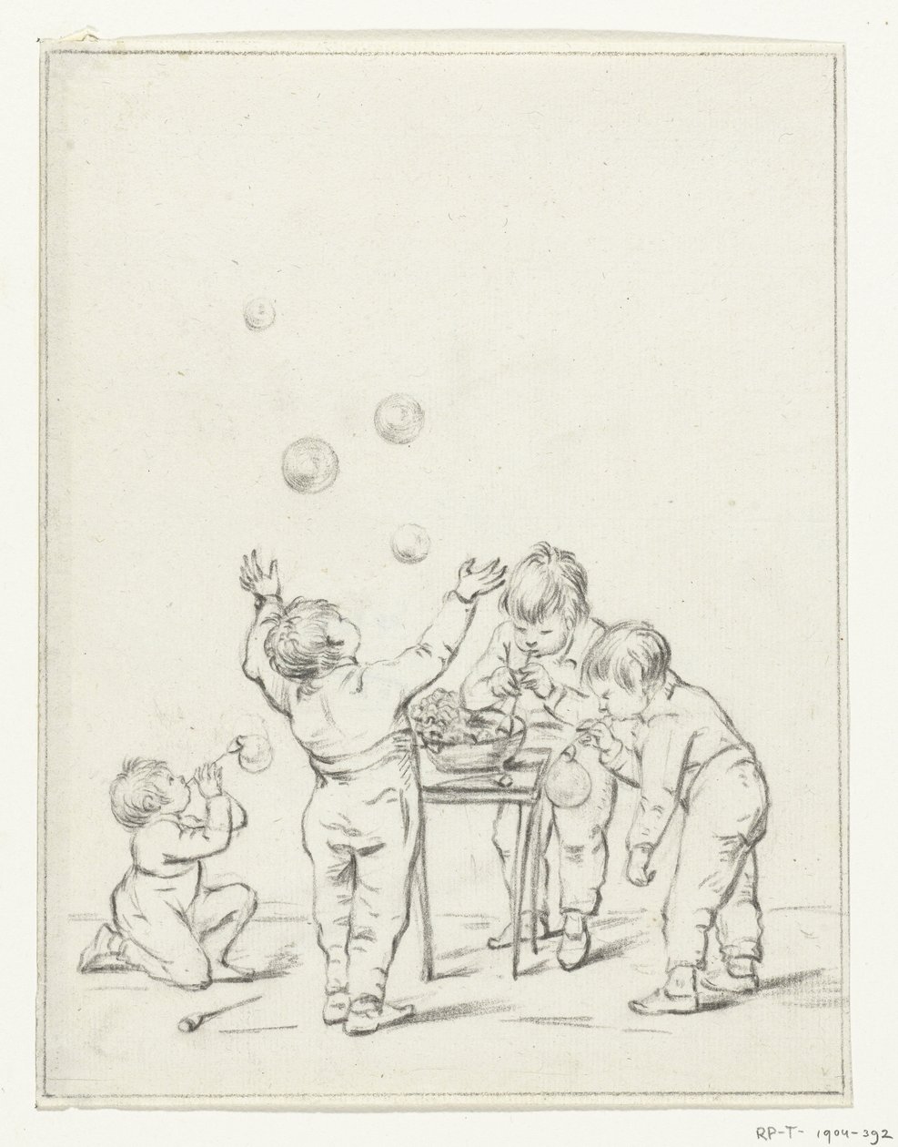 Balon Üfleme Çocuklar by Jean Bernard
