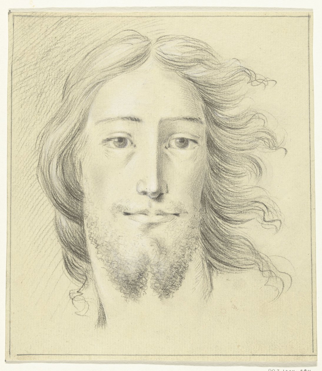 Bir adamın başı (Mesih?) by Jean Bernard