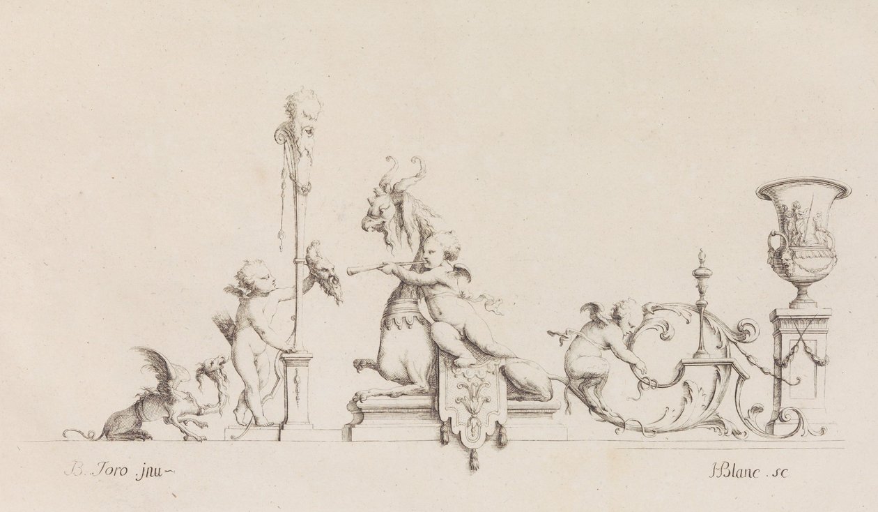 Birçok Kullanıma Yönelik Tasarımlar M. B. Toro tarafından icat edilmiştir, 1718 veya sonrası., 1718 veya sonrası. by Jean Bernard Toro