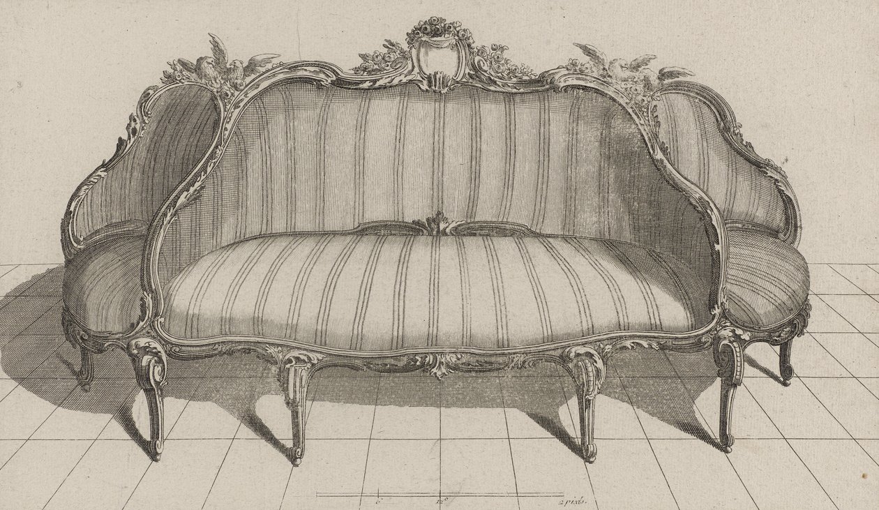 Sofa à Jouë, 1770
