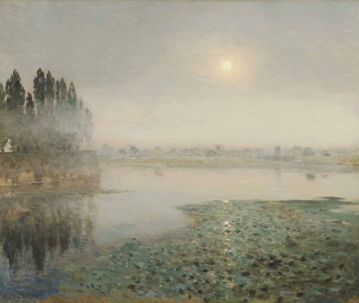 Nehirdeki Sis, 1889 dolayları by Jean Charles Cazin
