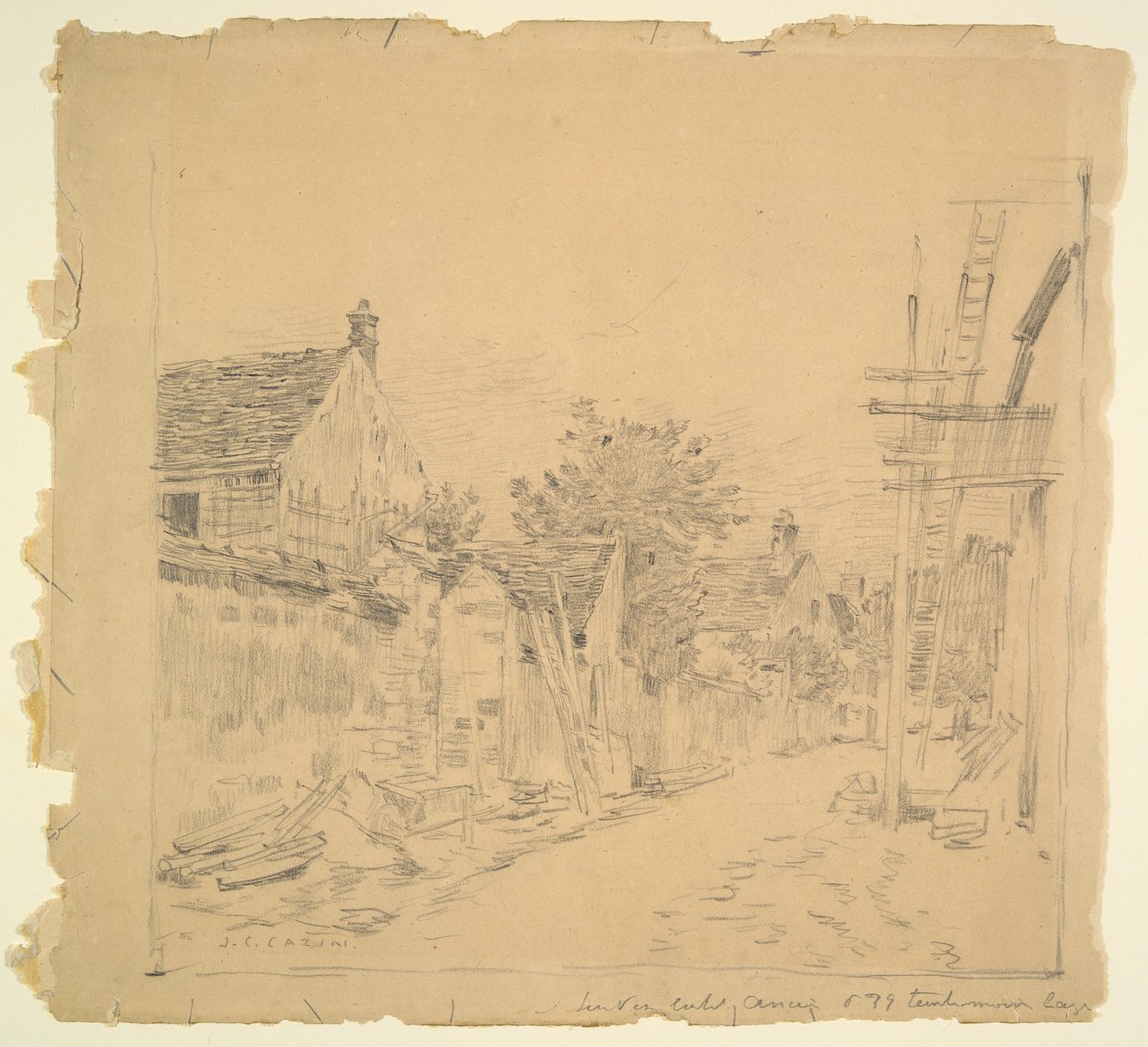 Köy Sokağı by Jean Charles Cazin