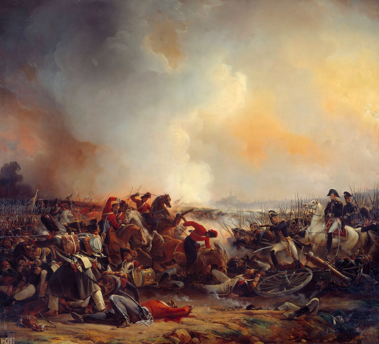 Polotsk Savaşı 18/08/1812 Jean Charles Langlois (1789-1870) tarafından boyama 1838 Güneş. 2,33x2,56 m by Jean Charles Langlois