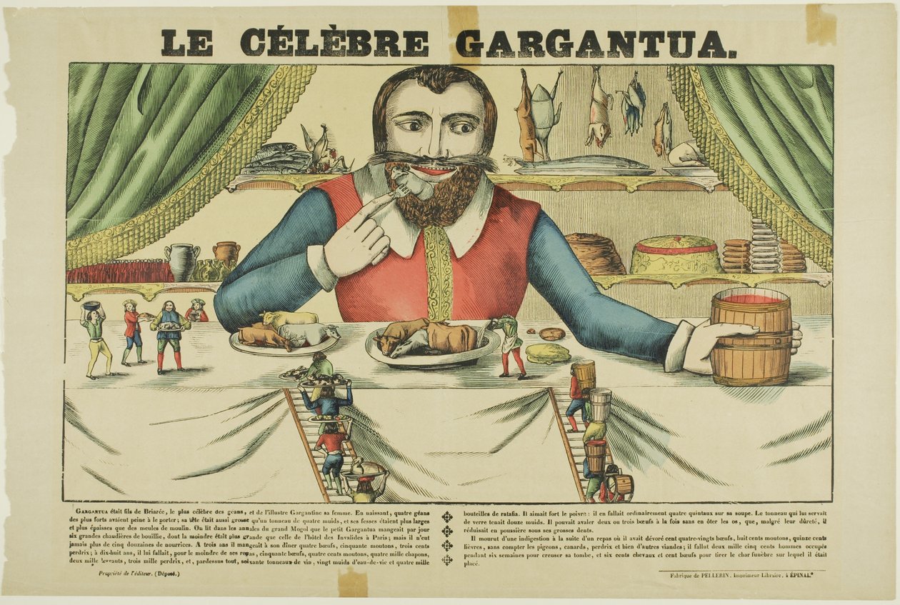 Ünlü Gargantua by Jean-Charles Pellerin