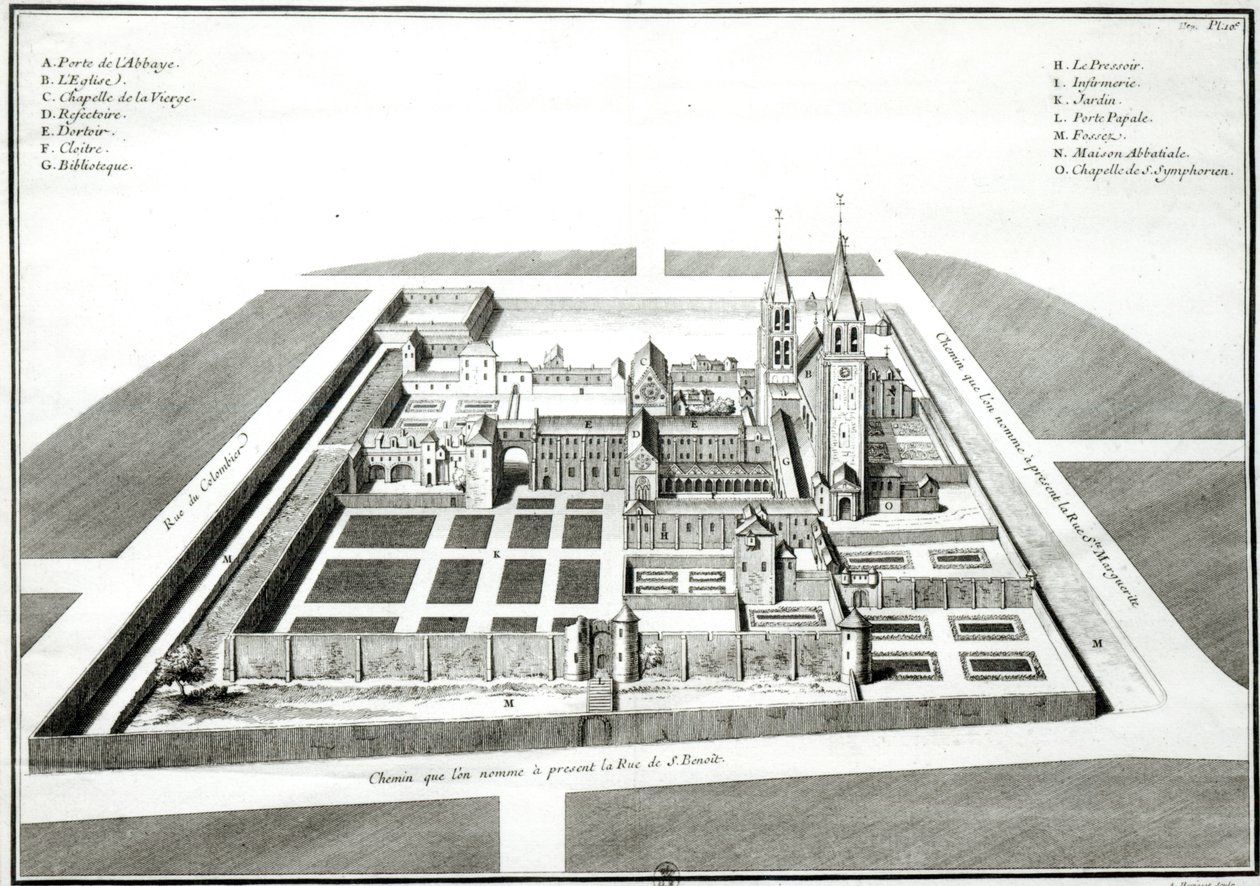 Antoine Herisset (1685-1769) tarafından oyulmuş 1640