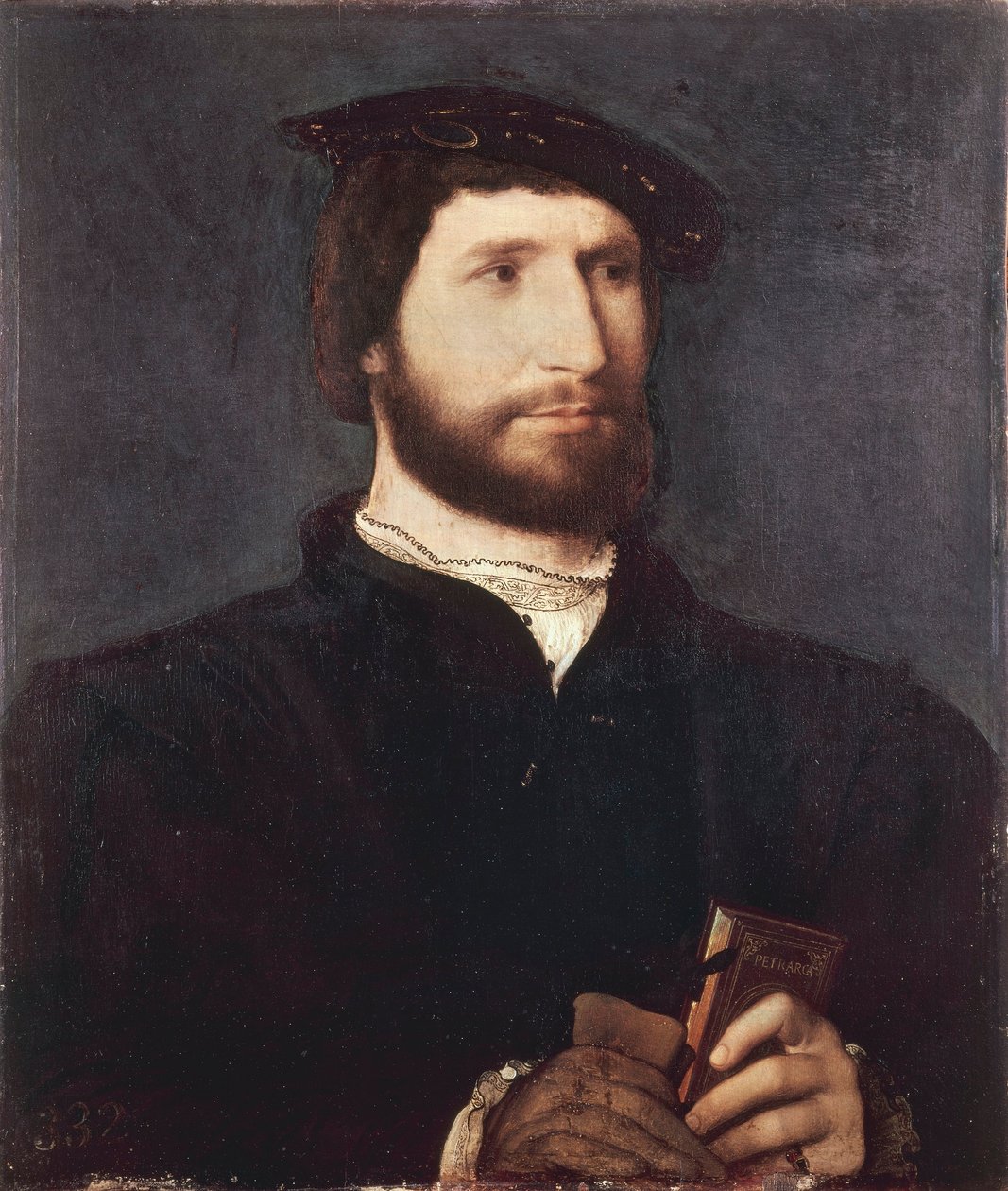 Fransa, Petrarch ile Adam by Jean Clouet