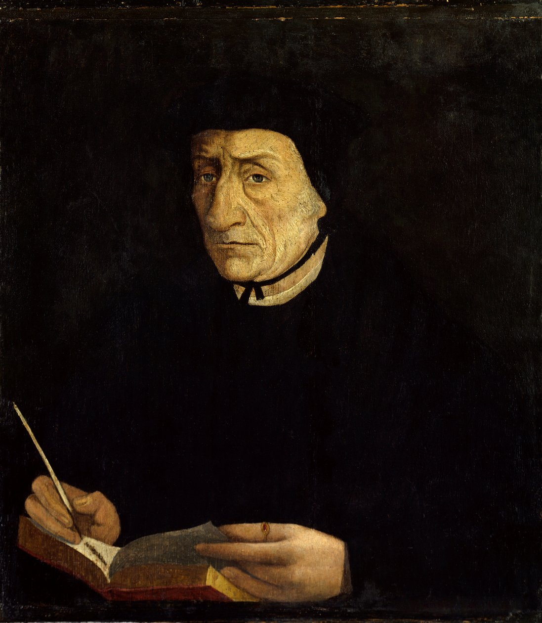 Guillaume Bude (Budee) (Budaeus) (1467-1540), Fransız hümanist portresi. Jean Clouet