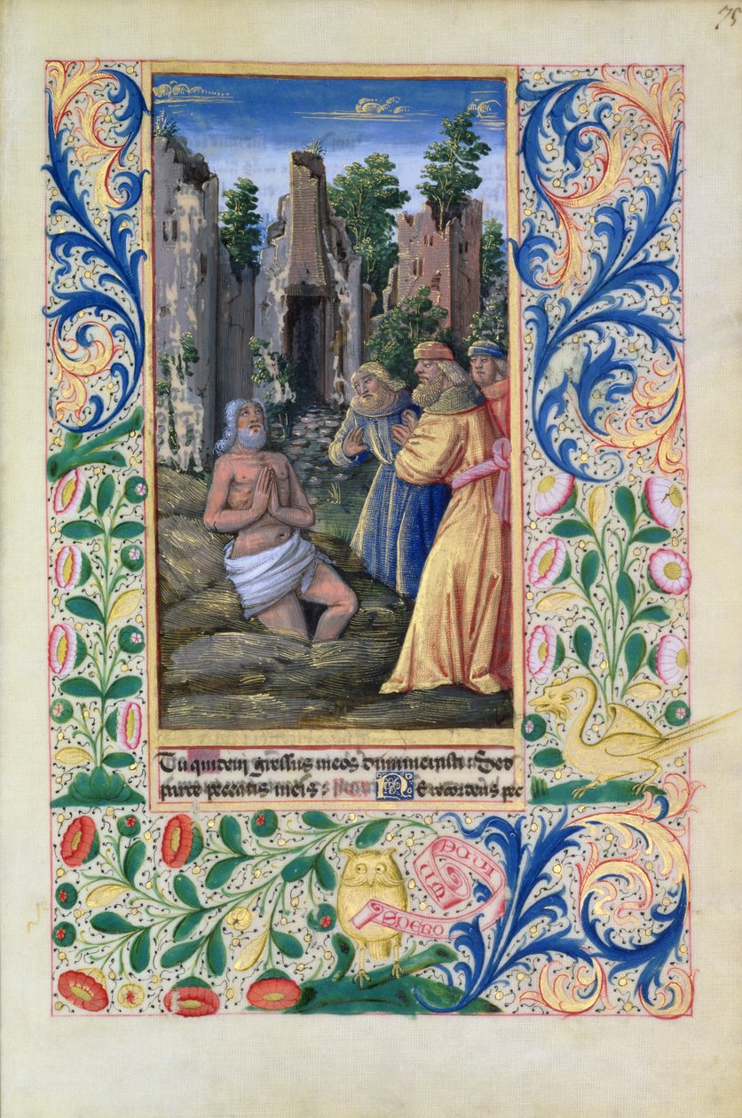 Bayan Lat. Q.v.I.126 Vaftiz sahnesi, Louis dOrleans Saatleri