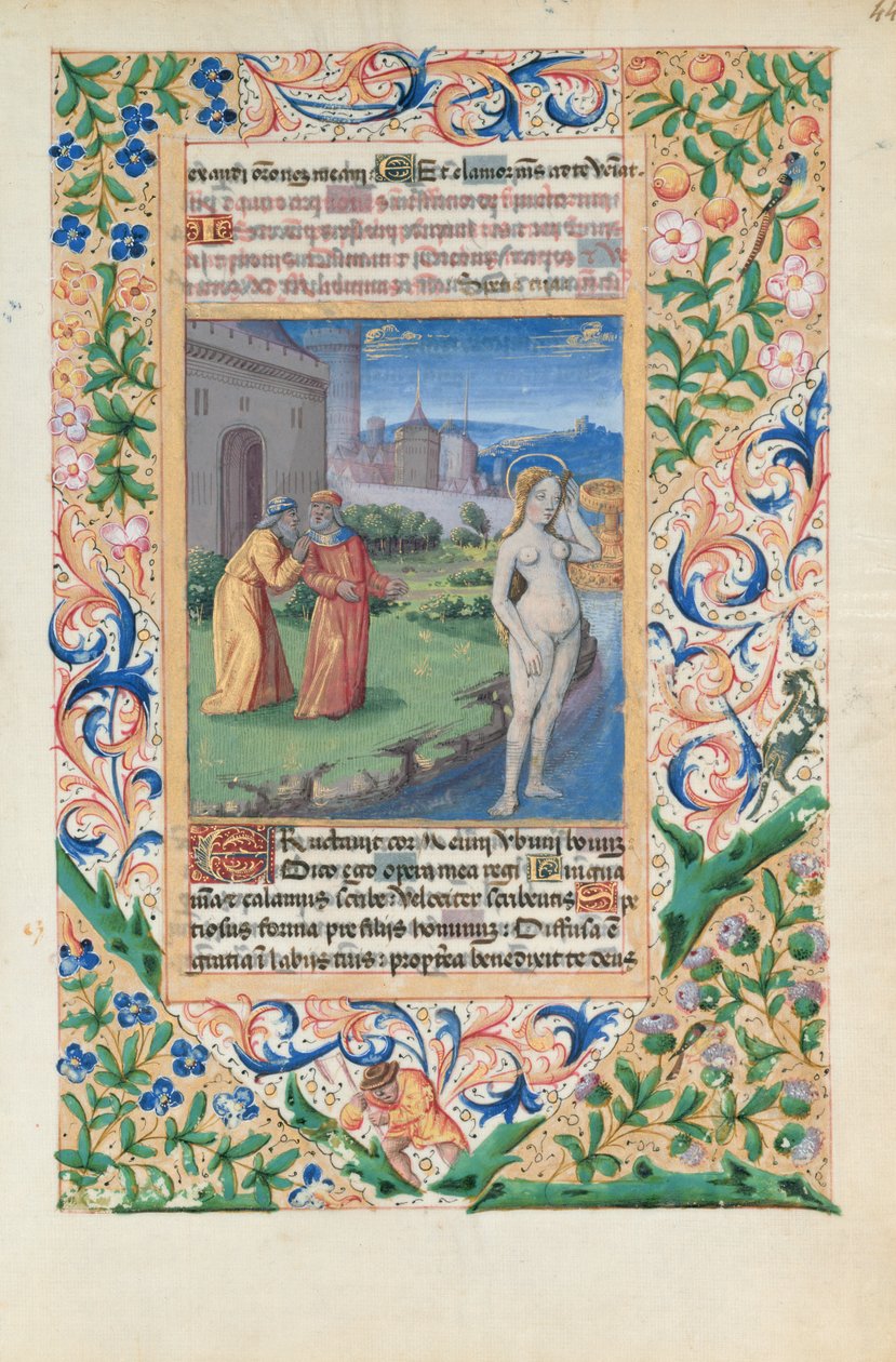 Bayan Lat. Q.v.I.126 f.44 Susannah ve Yaşlılar, 